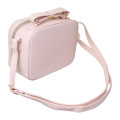 Japan Sanrio Faux Leather Shoulder Crossbody Bag - My Melody : Pink Gold - 2