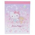 Japan Sanrio Mini Notepad - Hello Kitty & Tiny Chum : Dream Flower - 1