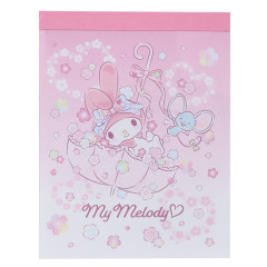 Japan Sanrio Mini Notepad - My Melody : Dream Flower