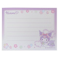 Japan Sanrio Mini Notepad - Kuromi : Dream Flower - 3