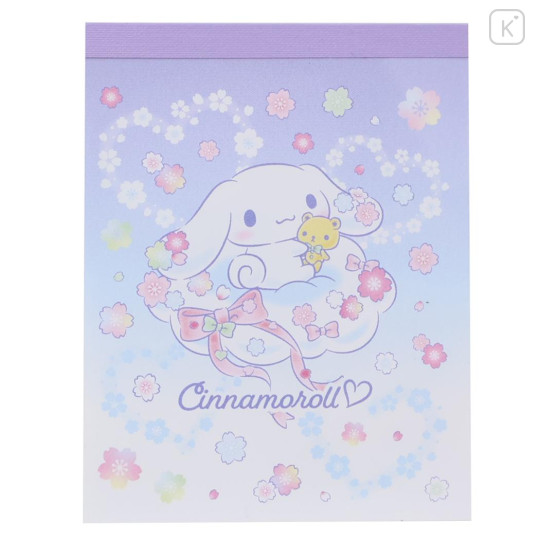 Japan Sanrio Mini Notepad - Cinnamoroll : Dream Flower - 1