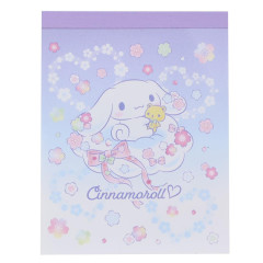 Japan Sanrio Mini Notepad - Cinnamoroll : Dream Flower