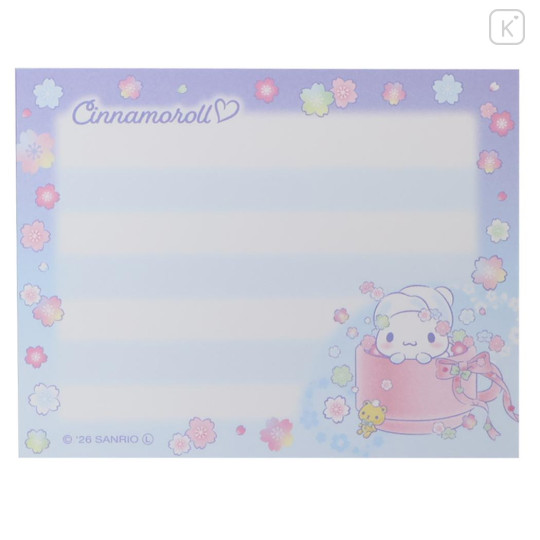 Japan Sanrio Mini Notepad - Cinnamoroll : Dream Flower - 3