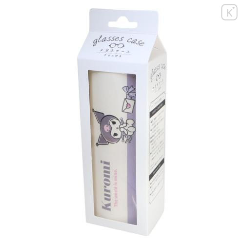 Japan Sanrio Glasses Case - Kuromi : The World is Mine - 4