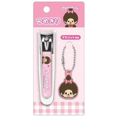 Japan Monchhichi Nail Clipper - Pink White