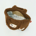 Japan Monchhichi Insulated Lunch Bag - Fluffy Smile Face Novelty Handbag - 3