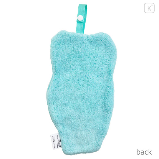 Japan Monchhichi Mofumofus Fluffy Mascot Hand Towel with Loop - Chimutan : Die-cut - 2