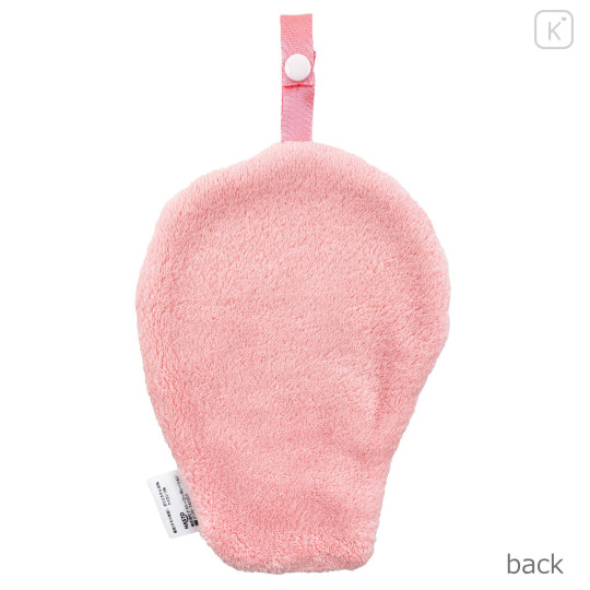 Japan Monchhichi Mofumofus Fluffy Mascot Hand Towel with Loop - Die-cut - 2