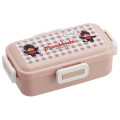 Japan Monchhichi Bento Lunch Box 530ml - Gingham Brown - 1