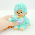 Japan Monchhichi Mascot Holder - Colors Mint Turquoise - 3
