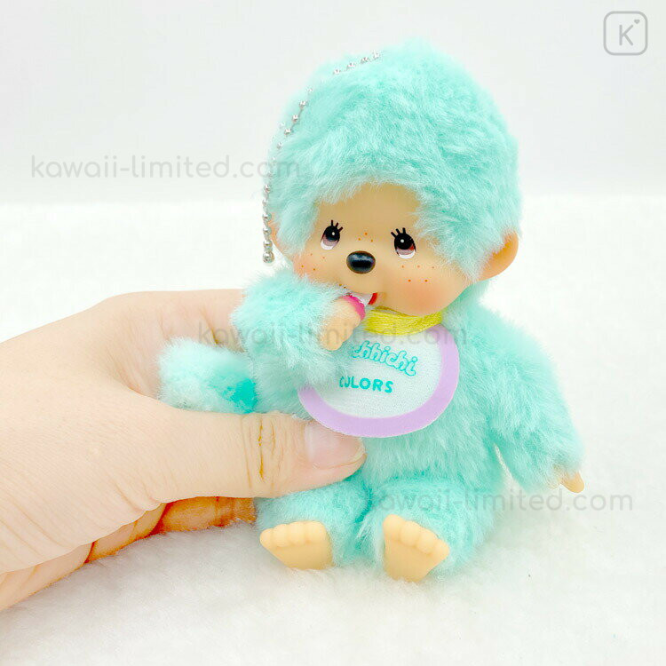 Japan Monchhichi Mascot Holder - Monchhichi-kun : Colors Mint