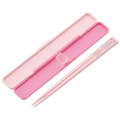 Japan Esther Bunny Chopsticks 18cm with Case - Pink - 2