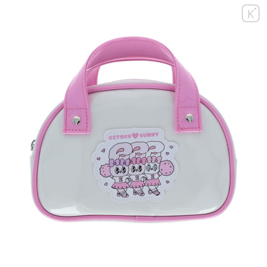 Japan Esther Bunny Pen Pouch Pencil Case - Boston Bag Style White - 1