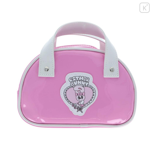 Japan Esther Bunny Pen Pouch Pencil Case - Boston Bag Style Pink - 1