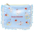 Japan Sanrio Mini Pouch & Tissue Case - Sweet Cakes Collection Frill Blue - 1