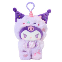 Japan Sanrio Original Mascot Holder - Kuromi : Colorful Pop Monster
