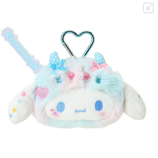 Japan Sanrio Original Face-shaped Pouch - Cinnamoroll : Colorful Pop Monster - 1