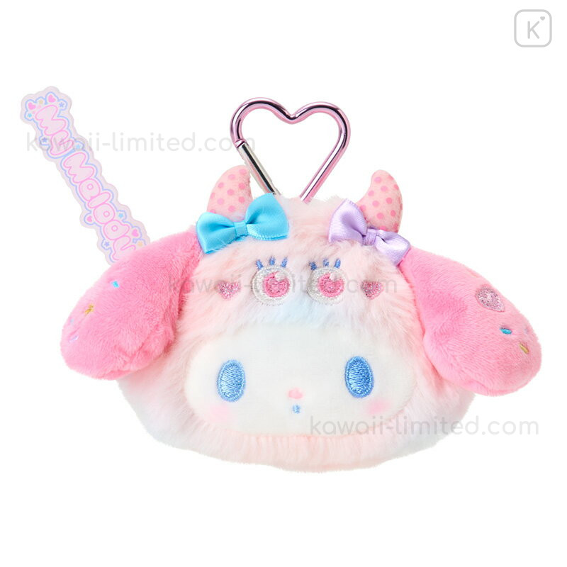 melody toys ぽっぽ　ぬいぐるみ Japan Sanrio Original Face-Shaped Pouch - My Melody : Colorful Pop