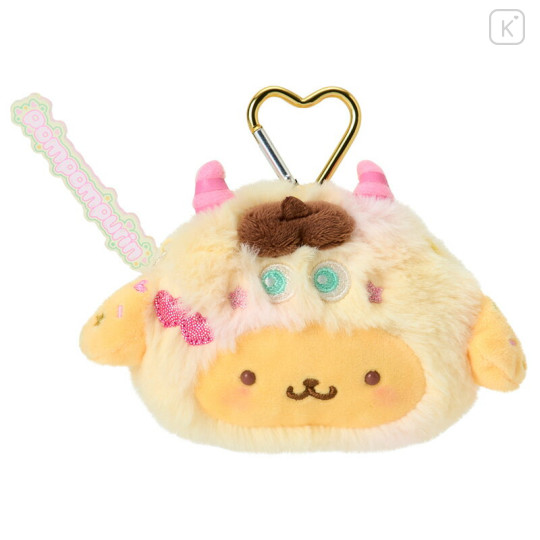 Japan Sanrio Original Face-shaped Pouch - Pompompurin : Colorful Pop Monster - 1