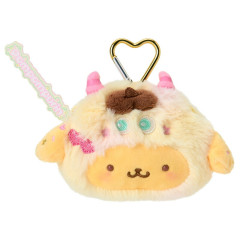 Japan Sanrio Original Face-shaped Pouch - Pompompurin : Colorful Pop Monster