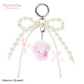 Japan Sanrio Acrylic Keychain Bag Charm - My Sweet Piano : Dolly Mix Petit Pearl Ribbon - 1