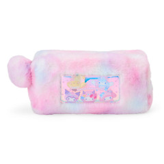 Japan Sanrio Original Fluffy Cosmetic Pouch - Colorful Pop Monster