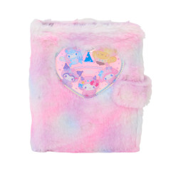 Japan Sanrio Original A6 6 Hole Binder - Colorful Pop Monster Fluffy
