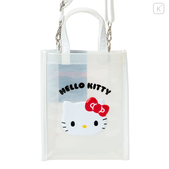 Japan Sanrio Original Small Handbag Clear Crossbody Bag - Hello Kitty - 2