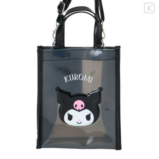 Japan Sanrio Original Small Handbag Clear Crossbody Bag - Kuromi - 2