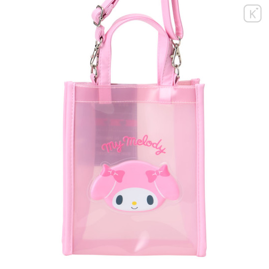 Japan Sanrio Original Small Handbag Clear Crossbody Bag - My Melody - 2