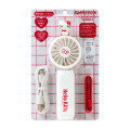 Japan Sanrio Original 2way Fan - Hello Kitty : Summer White Red Dress - 1