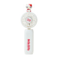 Japan Sanrio Original 2way Fan - Hello Kitty : Summer White Red Dress - 2