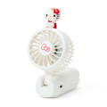 Japan Sanrio Original 2way Fan - Hello Kitty : Summer White Red Dress - 5