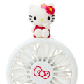 Japan Sanrio Original 2way Fan - Hello Kitty : Summer White Red Dress - 6