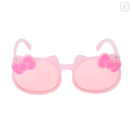 Japan Sanrio Original Kids Sunglasses - Hello Kitty : Pink Ribbon - 1