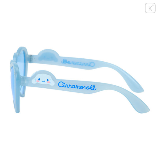 Japan Sanrio Original Kids Sunglasses - Cinnamoroll : Heart Blue - 2