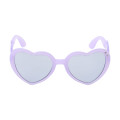 Japan Sanrio Original Kids Sunglasses - Kuromi : Heart Blue - 1