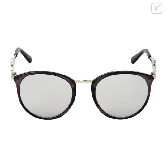 Japan Sanrio Original Sunglasses - Hello Kitty : Black Sliver Heart - 1