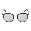 Japan Sanrio Original Sunglasses - Hello Kitty : Black Sliver Heart - 1