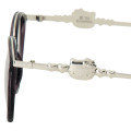 Japan Sanrio Original Sunglasses - Hello Kitty : Black Sliver Heart - 3