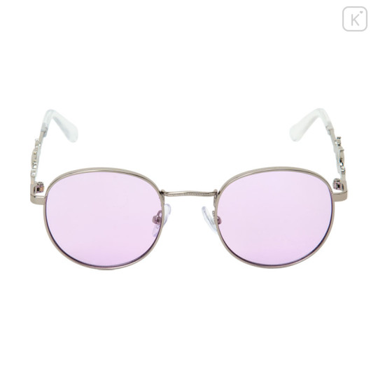 Japan Sanrio Original Sunglasses - Kuromi : Purple Sliver Ribbon - 1