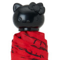 Japan Sanrio Original Folding Umbrella - Hello Kitty : Red Ribbon - 5