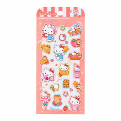 Japan Sanrio Marshmallow Sticker - Hello Kitty & Tiny Chum : Jewel Dessert