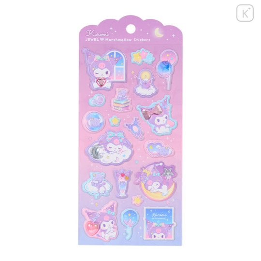 Japan Sanrio Marshmallow Sticker - Kuromi : Jewel Sweet Dream - 1