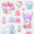 Japan Sanrio Marshmallow Sticker - Jewel Characters Beauty - 3