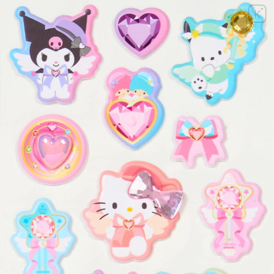 Japan Sanrio Marshmallow Sticker - Jewel Characters Magical Fighters - 3