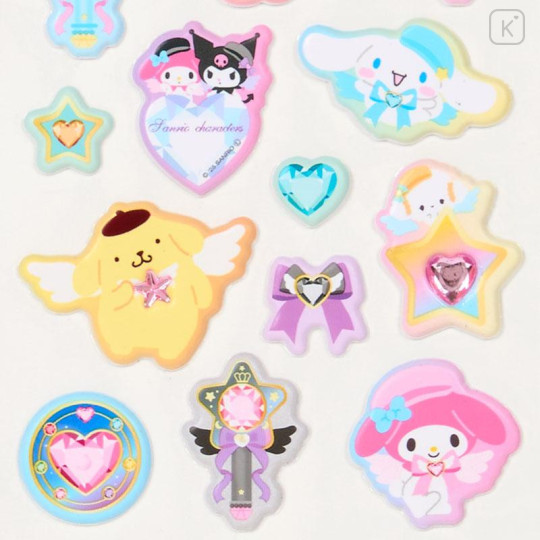 Japan Sanrio Marshmallow Sticker - Jewel Characters Magical Fighters - 4