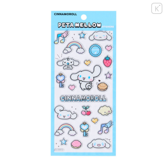 Japan Sanrio Petamelow Sticker - Cinnamoroll : 3D Embossed - 1