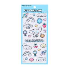 Japan Sanrio Petamelow Sticker - Cinnamoroll : 3D Embossed