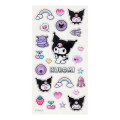 Japan Sanrio Petamelow Sticker - Kuromi : 3D Embossed - 2